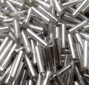 Rurki Szklane Srebne 9mm 20gram