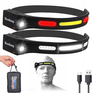 Latarka Czołowa Czołówka Sos Led Expolamp 230°+box