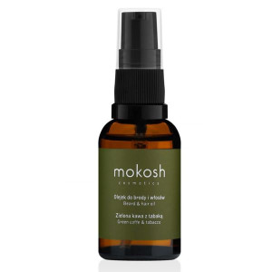 MOKOSH Zielona kawa z tabaką 30ml - Olejek do brody i włosów Nowy Mokosh sk