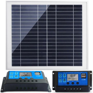 Panel Słoneczny Bateria Słoneczna 20w + Regulator