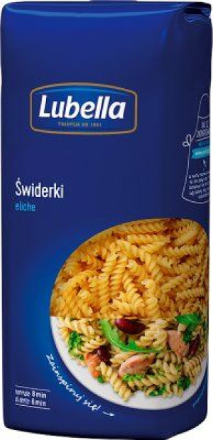 Lubella makaron świderki  (Eliche) 400g (op18szt)