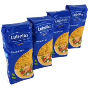 Lubella makaron świderki  (Eliche) 400g - 4 sztuki