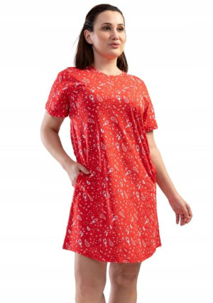 Koszula Nocna bawełniana Vienetta + Size 4XL 56 58