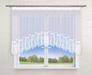 Firana 400x120 łuk ,,siatka" gipiura 30cm