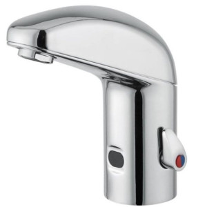 Bateria umywalkowa bezdotykowa na fotokomórkę z mieszaczem 2512R 230V