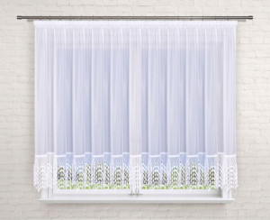 Firana 500x250 balkon,markizeta, gipiura 30 cm