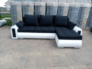 Czarno biały narożnik od PRODUCENTA