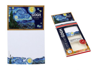 Notes magnetyczny, duży - V. van Gogh, Gwiaździsta Noc (CARMANI)