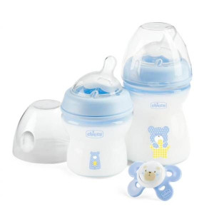 Chicco 53688 ZESTAW POCZĄTKOWY butelki + smoczek