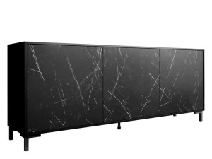 KOMODA do salonu SZAFKA z półkami Marmo 200 cm