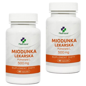 Miodunka lekarska - 500 mg - Zestaw 2x60 kapsułek Medfuture