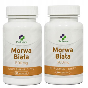 Ekstrakt 500 mg metabolizm cukrów MORWA BIAŁA