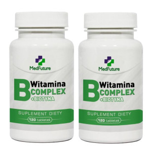 Witamina B - Complex - 2x120 tabletek - zestaw - Medfuture