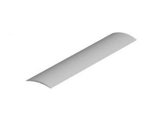 Listwa aluminiowa progowa klejona "APK" 200cm