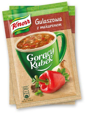 Knorr Gorący Kubek Gulaszowa z Makaronem 16g (op40szt)