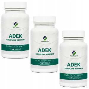 ADEK COMPLEX witamina A D E K2 MK-7 360 tabletek