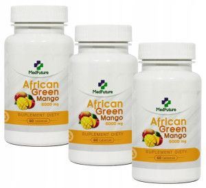 African Mango 6000mg EKSTRAKT odchudzanie ZESTAW