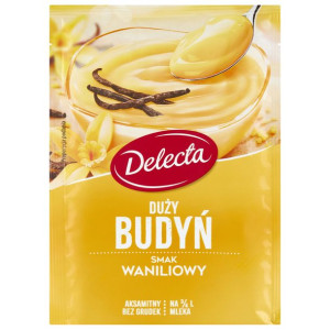Pakiet 12szt DELECTA BUDYŃ WANILIOWY 64G