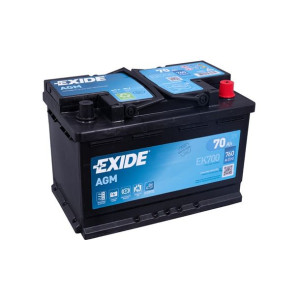 Akumulator Exide Start-stop Agm 70ah 760a Ek700