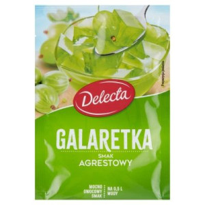 Pakiet 20szt/op Delecta Galaretka agrestowa 70 g