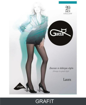 GATTA LAURA 20 Rajstopy damskie wz.00/3-MAX/Grafit