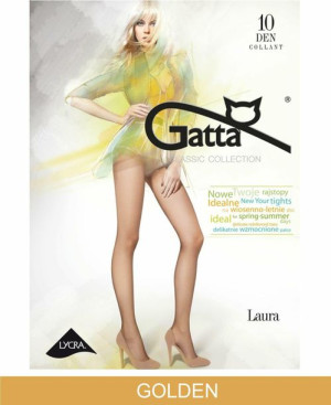 GATTA LAURA 10 Rajstopy damskie wz.00/3-M/Golden
