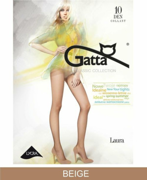 GATTA LAURA 10 Rajstopy damskie wz.00/3-M/Beige