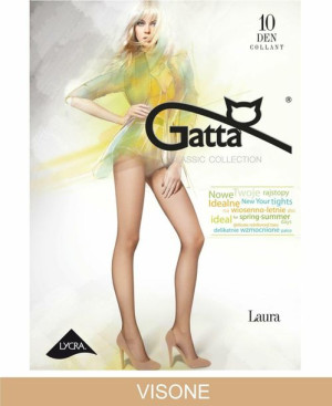 GATTA LAURA 10 Rajstopy damskie wz.00/5-XL/Visone