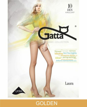 GATTA LAURA 10 Rajstopy damskie wz.00/2-S/Golden
