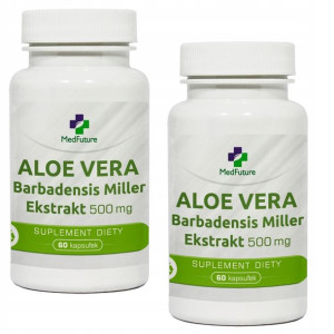 Aloe Vera aloes Ekstrakt 500mg oczyszczenie detox