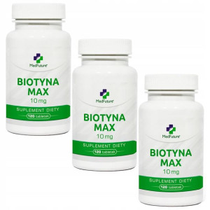 BIOTYNA MAX 10 mg włosy, skóra, paznokcie 360 tab.