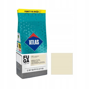 ATLAS fuga ceramiczna 118 JAŚMINOWY 5kg elastyczna, plamoodporna
