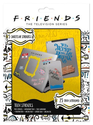 Zestaw Naklejek Przyjaciele - Friends (How You Doin')