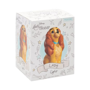 Lampka 3D Zakochany kundel - Lady (wysokość: 17 cm)