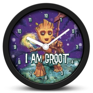 Zegar Marvel GUARDIANS OF THE GALAXY (BABY GROOT) (średnica: 12,5 cm)