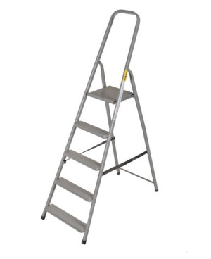 Drabina Aluminiowa | 1-stronna | 5-stopniowa | 125kg