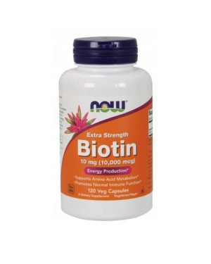 NOW Biotin 10 mg (10.000 mcg) Biotyna