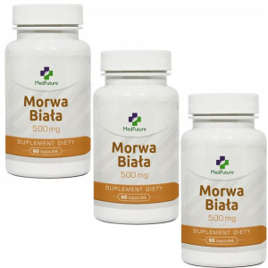 Ekstrakt 500 mg metabolizm cukrów MORWA BIAŁA