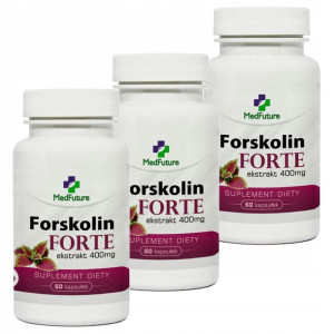 FORSKOLIN FORTE ekstrakt 400 mg 3 opakowania