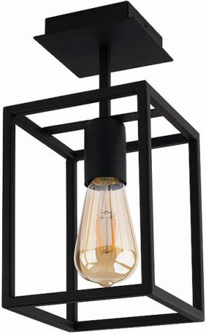 Lampa sufitowa CRATE czarna
