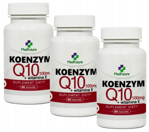 KOENZYM Q10 EKSTRAKT 100mg + witamina E 180 kapsułek
