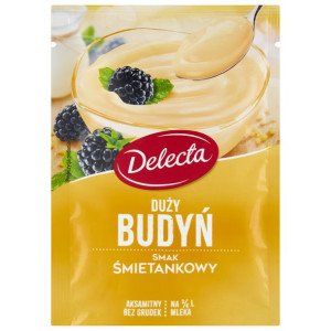 Delecta Budyń Śmietankowy 64g (op20szt)