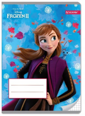 Zeszyt miękki A5 w trzy linie 16 kartek FROZEN II