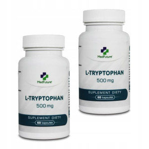 L-tryptofan ekstrakt 500 mg sen, stres 120 kapsułek