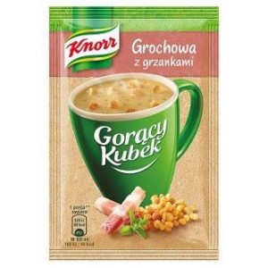 Knorr Gorący Kubek Grochowa z grzankami 21g (op38szt)
