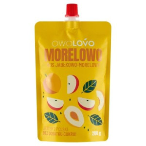 Pakiet 14szt OWOLOVO Morelowo Mus jabłkowo-morelowy 200g