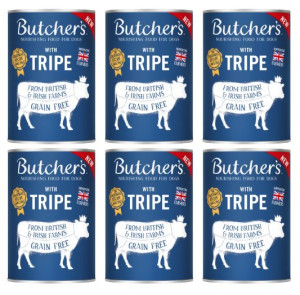BUTCHER'S Original Tripe karma dla psa, ze żwaczem, pasztet 24x400g