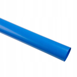 Rurki Koszulki Termokurczliwe 4mm Niebieskie 1m