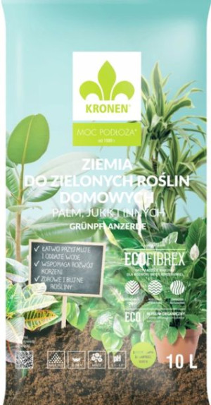 Ziemia Do Roślin Zielonych I Domowych 10l