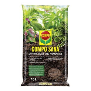 Compo Sana Podłoże Do Roślin Zielonych I Palm 10l